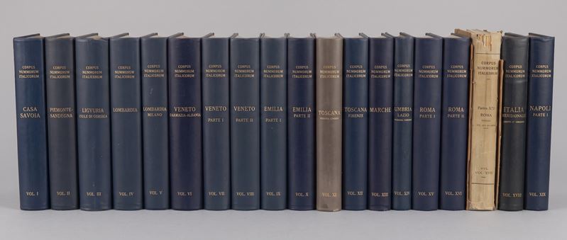 CORPUS NUMMORUM ITALICORUM. Primo tentativo di un catalogo generale delle monete medievali e moderne coniate in Italia o da italiani in altri paesi.  - Auction Numismatics - Cambi Casa d'Aste
