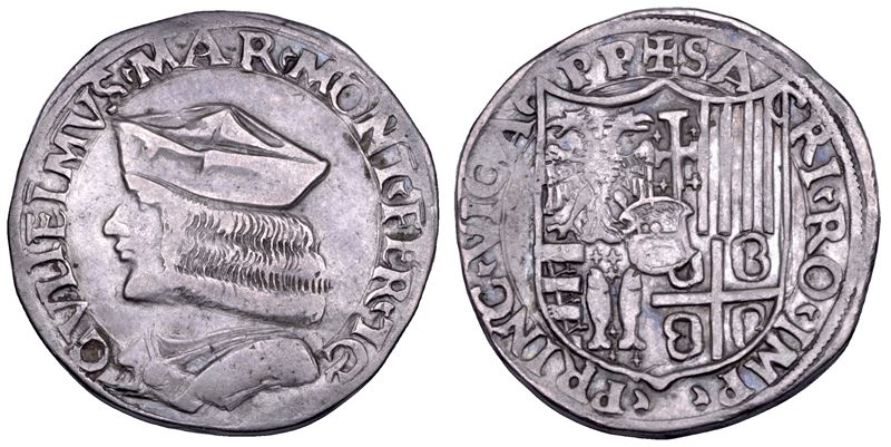 CASALE. GUGLIELMO II PALEOLOGO, 1494-1518. Testone.  - Asta Numismatica - Cambi Casa d'Aste