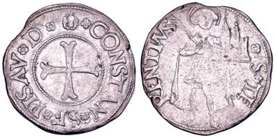 Costanzo Sforza, Pesaro, Terzo di Grosso Agontano (1473-1483)