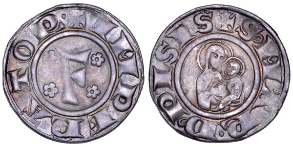 PISA. REPUBBLICA (A NOME DI FEDERICO I), 1220-1250. Grosso da 12 denari.