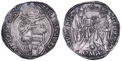 Alessandro VI (Rodrigo de Borja), Grosso dello Stato Pontificio, Roma
