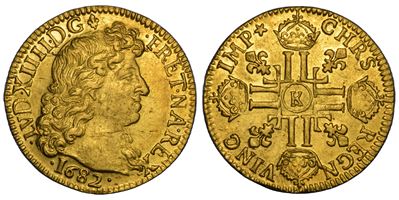 Francia, Louis d’or (1682), Louis XIV, Bordeaux
