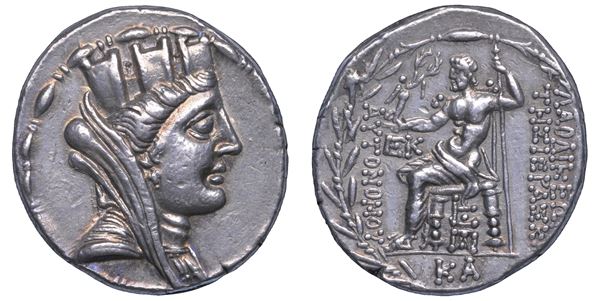SIRIA, SELEUCIA e PIERIA. Tetradracma, 57-56 a.C. Laodicea ad Mare.