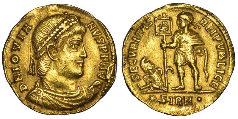 GIOVIANO, 363-364. Solido, anni 363-364. Sirmium.  - Asta Numismatica - Cambi Casa d'Aste