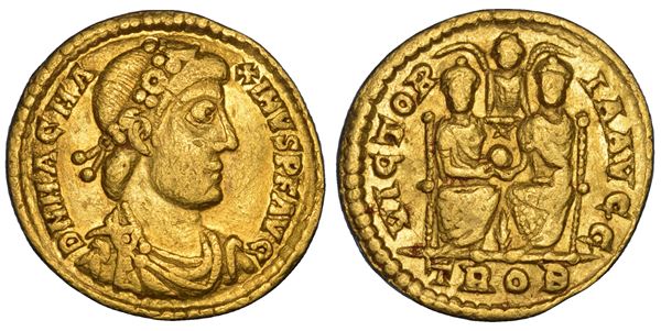 MAGNO MASSIMO, 383-388. Solido, anni 385-386. Treviri.