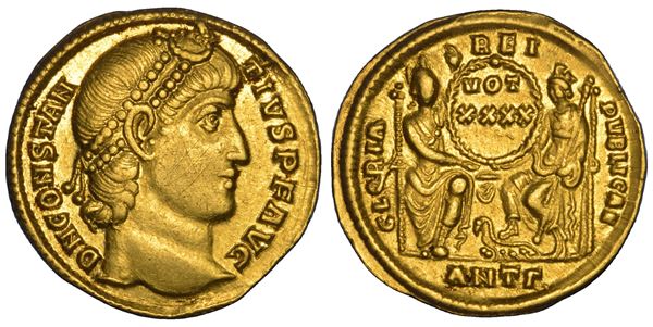 COSTANZO II, 337-361. Solido, anni 355-361. Antiochia.