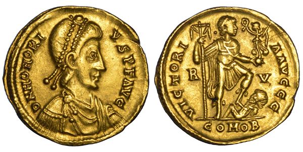 ONORIO, 393-423. Solido, anni 402-406. Ravenna.