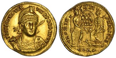 Costanzo II, Solido (337–361 d.C.), Costantinopoli