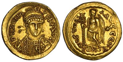 Zenone, Solido (476-491), Costantinopoli