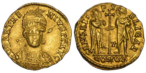 ANTEMIO, 467-472. Solido. Ravenna.