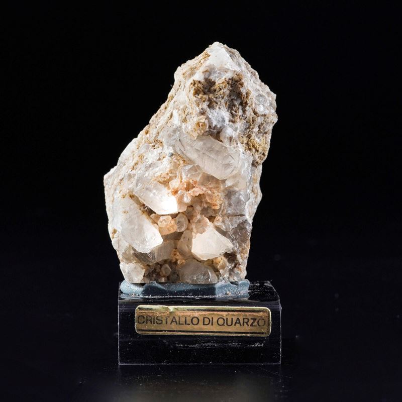 Cluster di Quarzo Fumé
