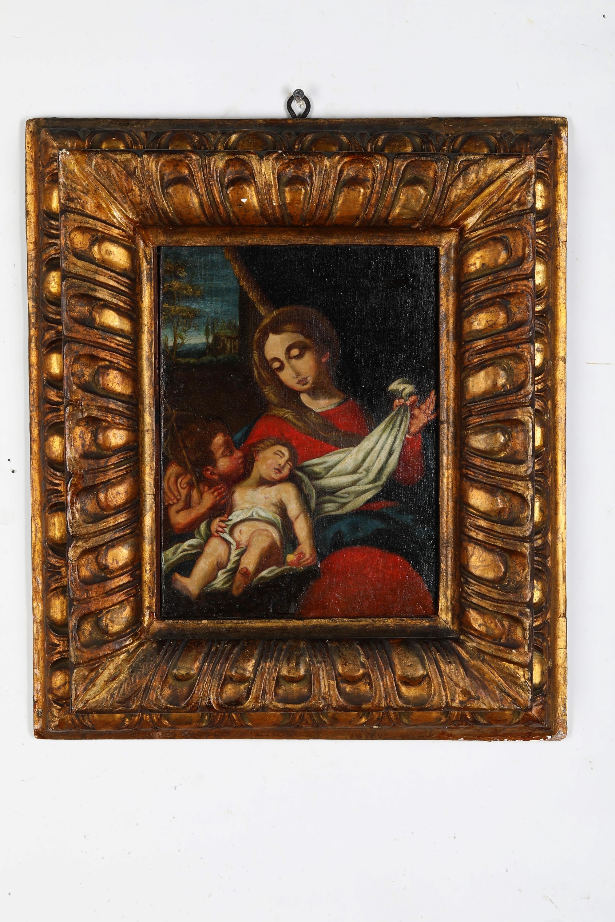Scuola del XVIII secolo, Madonna con Bambino e San Giovannino