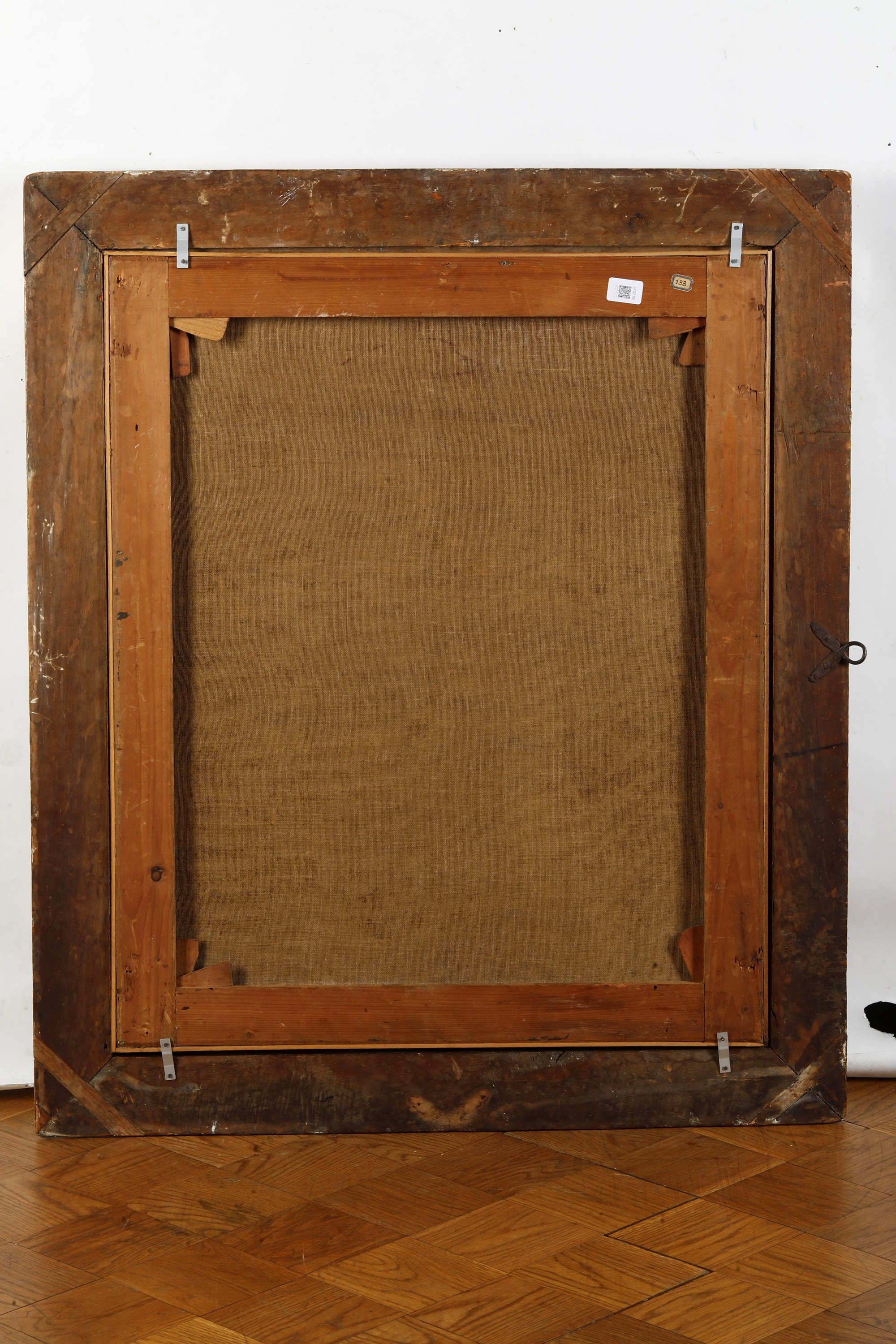Scuola genovese del XVIII secolo, Paesaggio con pastore e armenti, olio su tela