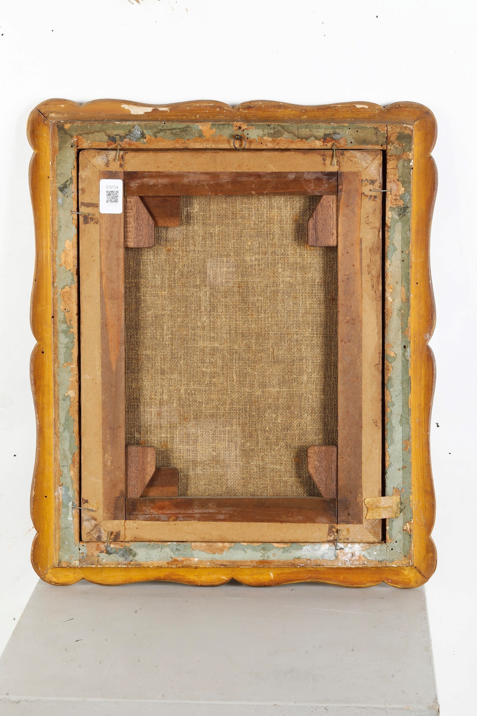 Scuola del XVIII secolo, Donna di profilo, olio su tela