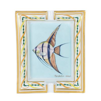 Hermès, Pesce angelo, porcellana dipinta e decorata, anni ’70 del XX secolo