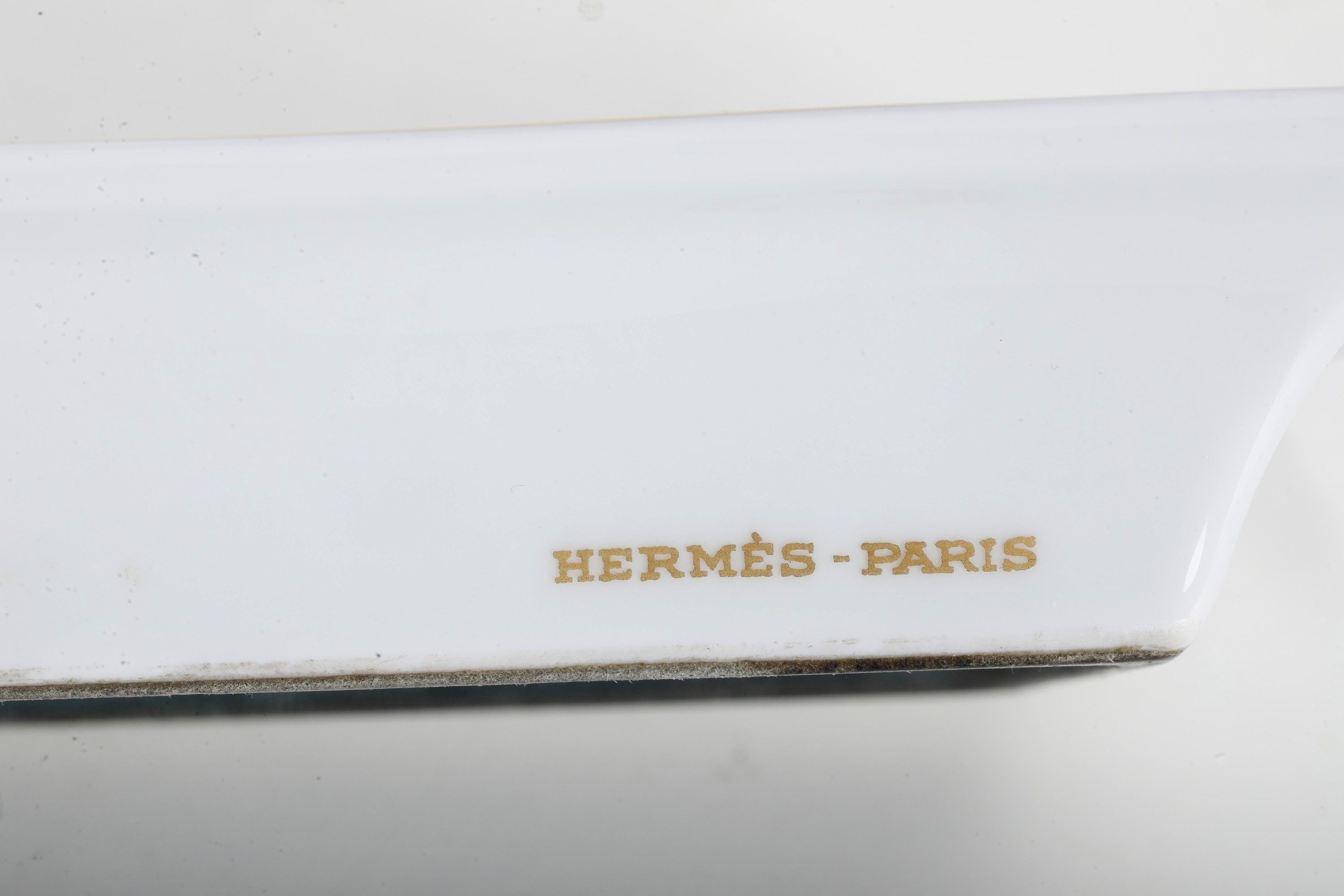 Hermès, Pesce angelo, porcellana dipinta e decorata, anni ’70 del XX secolo