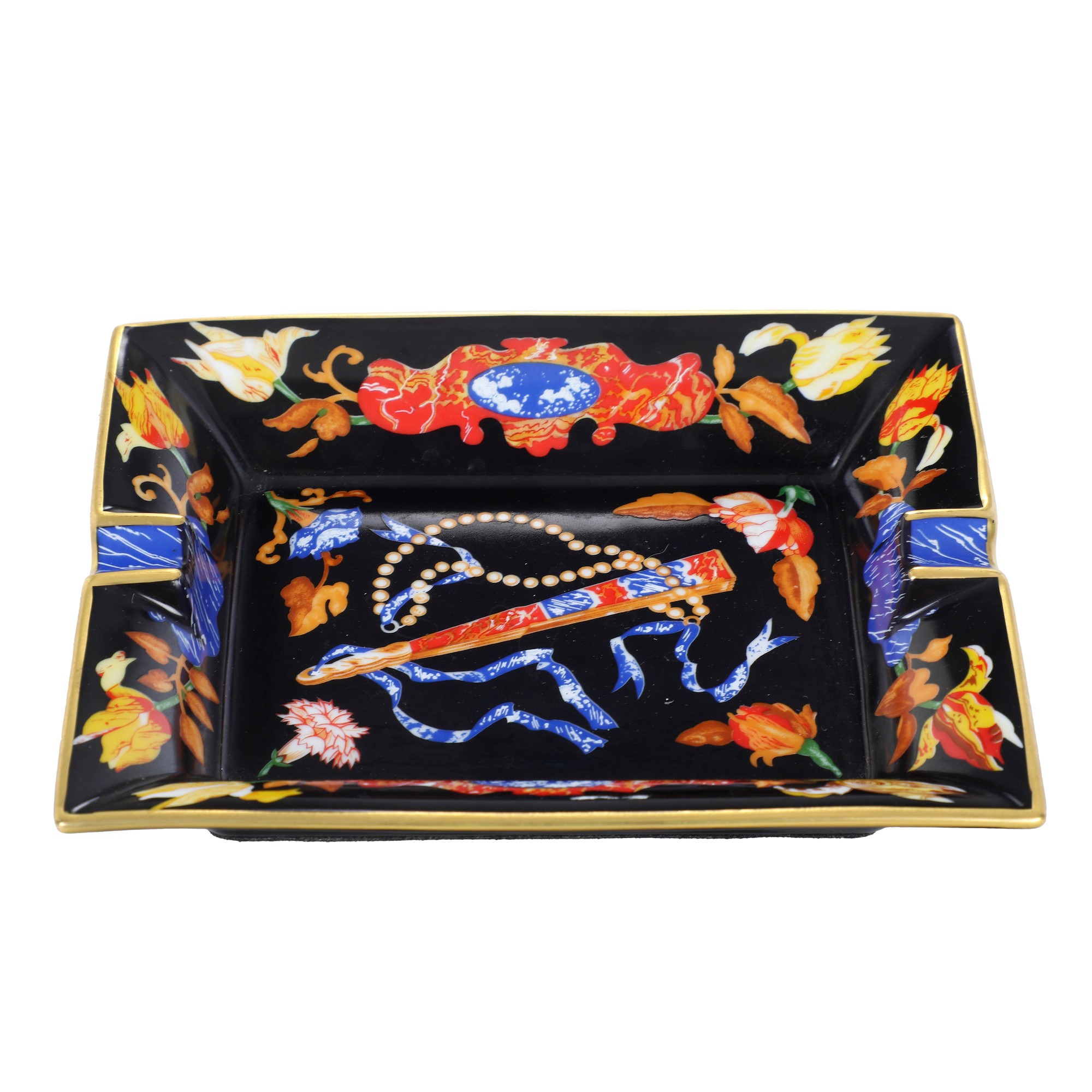 Hermès, Marqueterie de Pierres dures d’Orient et d’Occident in porcellana (fine del XX secolo)