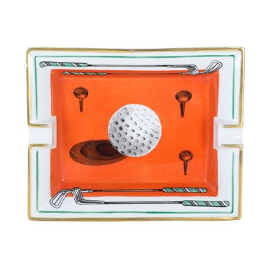 Hermès, “Golf”, porcellana dipinta, anni ’70 del XX secolo