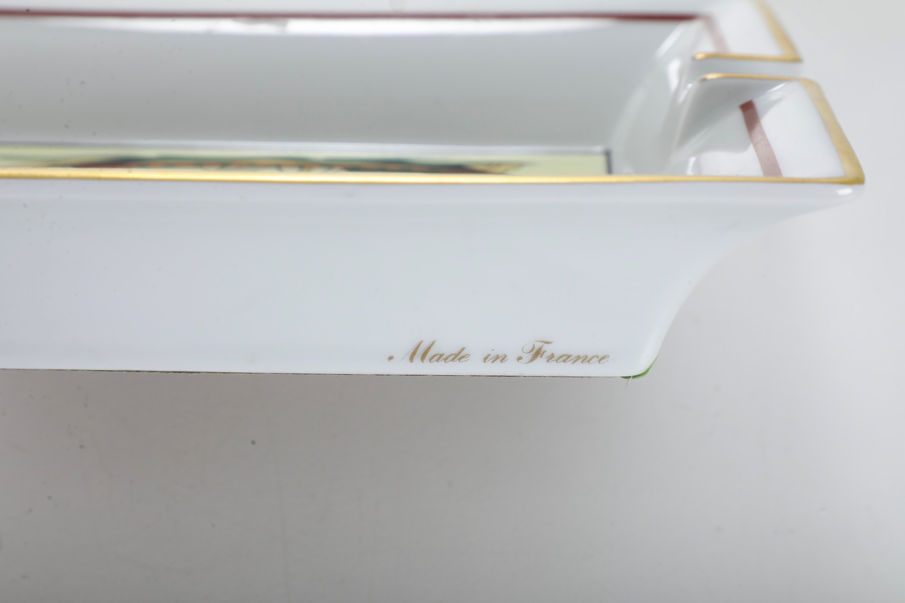 Hermès, Veliero decorativo in porcellana, anni ’80 XX secolo – primi XXI secolo