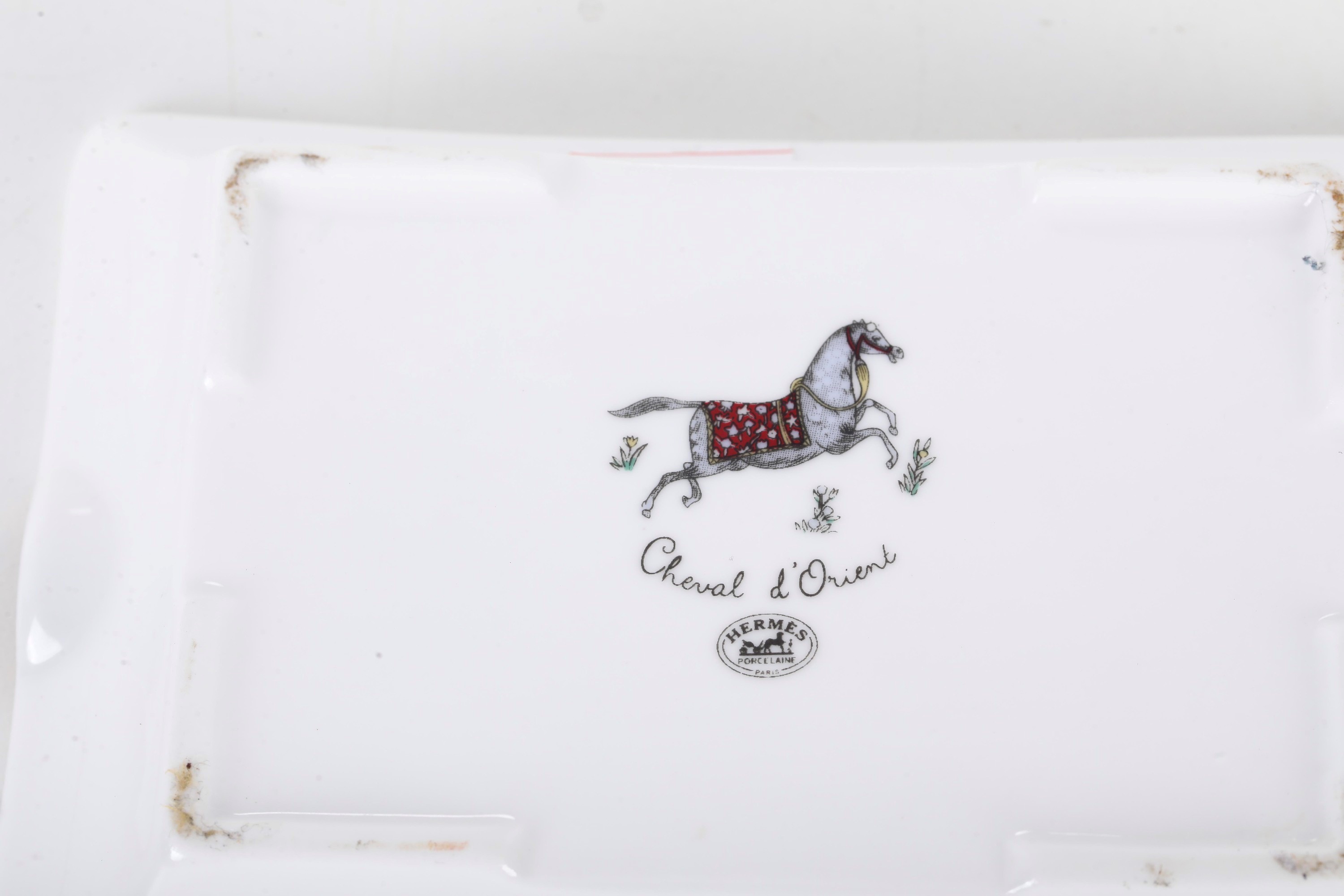 Hermès, «Cheval d’Orient», porcellana decorata, anni ’70 del XX secolo