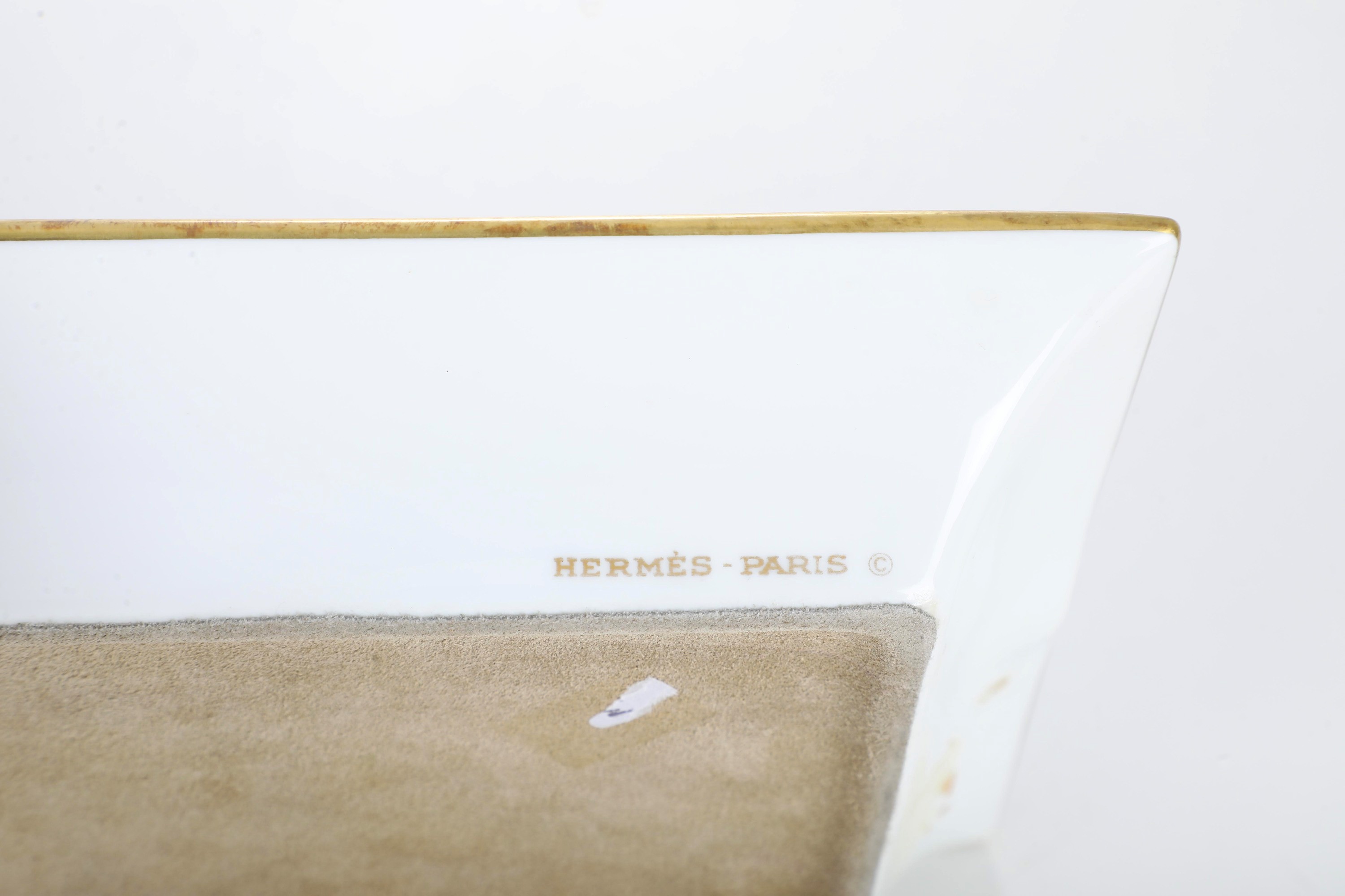 Hermès, Farfalla in porcellana (posacenere), XX secolo