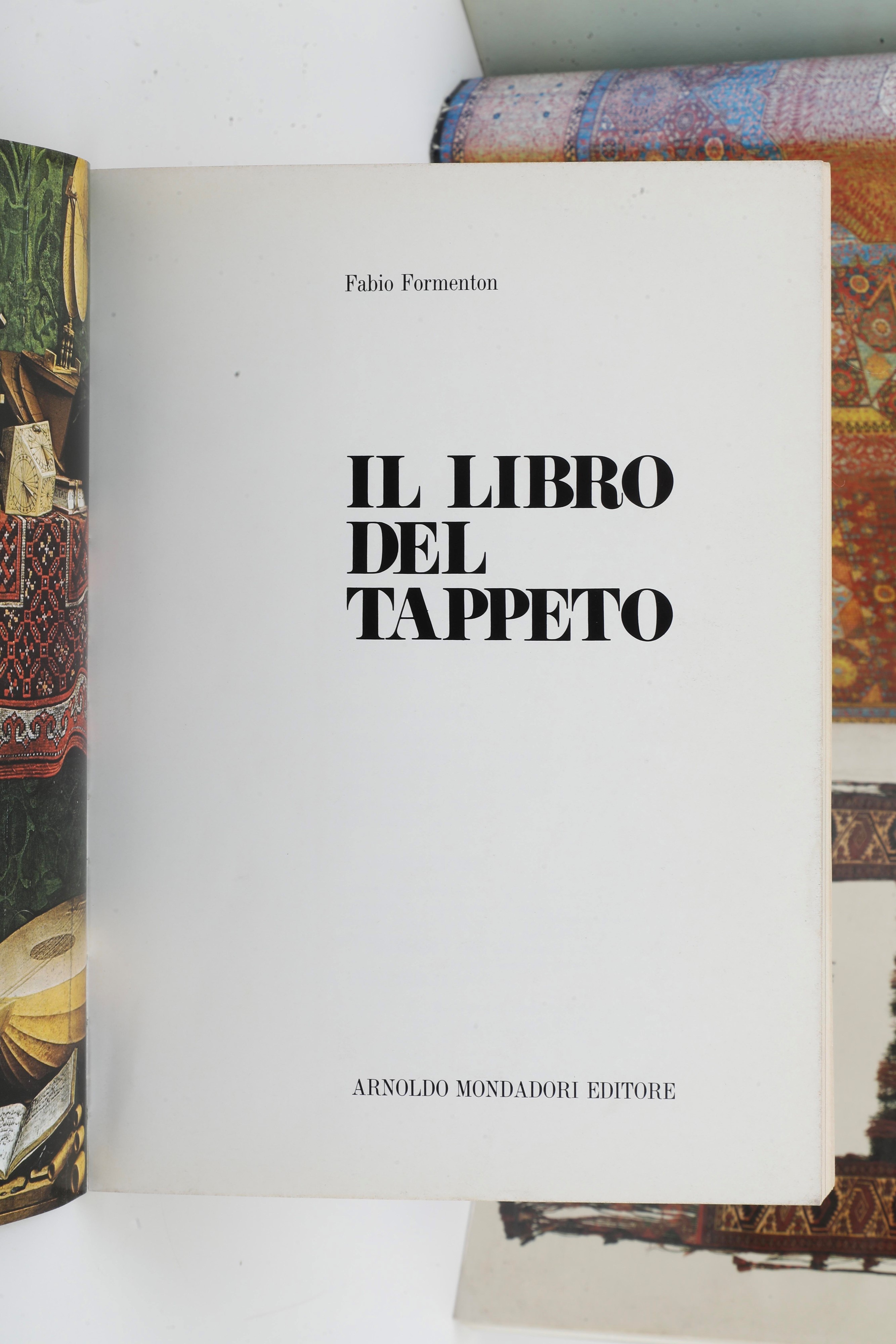 Libri su tappeti, lotto di quattro volumi