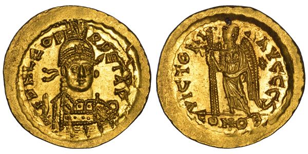 LEONE I, 457-474. Solido, anni 462-466. Costantinopoli.