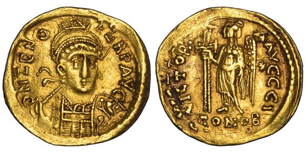 ZENONE, 476-491. Solido, 476-491. Costantinopoli.