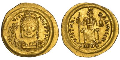 Giustino II, Solido, Ravenna (565–578)