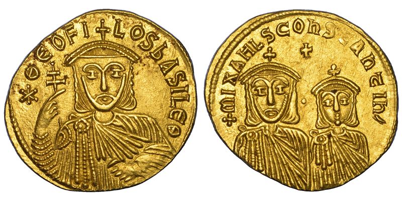 TEOFILO, 829-842. Solido. Costantinopoli.  - Asta Numismatica - Cambi Casa d'Aste