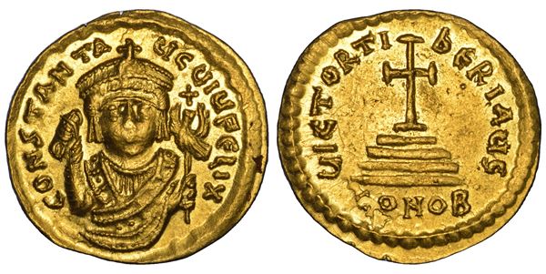 TIBERIO II COSTANTINO, 578-582. Solido. Costantinopoli.