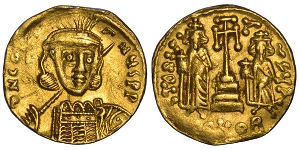 COSTANTINO IV POGONATO, 668–685. Solido, anni 674–681. Costantinopoli.