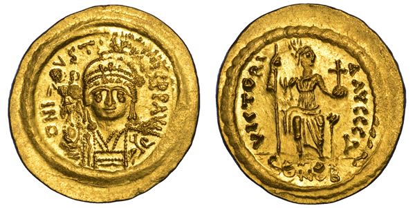 GIUSTINO II, 565–578. Solido. Costantinopoli.