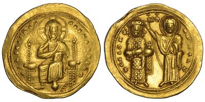 Romano III Argiro, Histamenon nomisma, Costantinopoli (VIII–IX secolo), oro