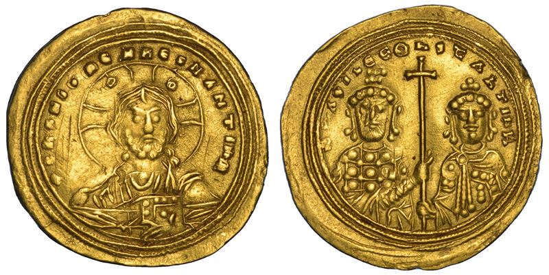 BASILIO II BULGAROCTONO E COSTANTINO VIII, 976-1025. Histamenon nomisma, anni 976-977. Costantinopoli.  - Asta Numismatica - Cambi Casa d'Aste