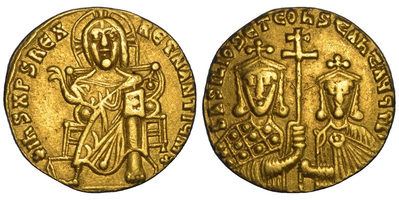 BASILIO I, 867-886. Solido, anni 868-879. Costantinopoli.  - Asta Numismatica - Cambi Casa d'Aste