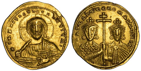 ROMANO II E COSTANTINO VII, 945-959. Solido. Costantinopoli.
