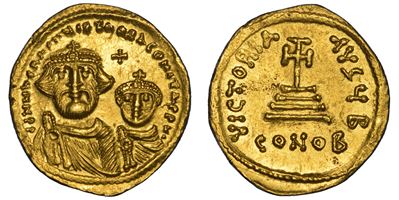 Eraclio ed Eraclio Costantino (610–641), Solido, Costantinopoli (625–629)