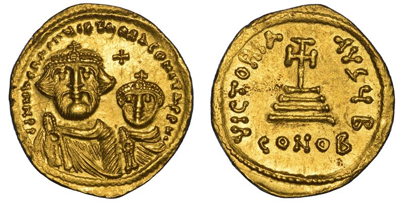 Eraclio ed Eraclio Costantino (610–641), Solido, Costantinopoli (625–629)