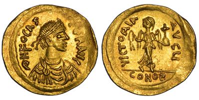 Focas, Semisse 602-610, Costantinopoli