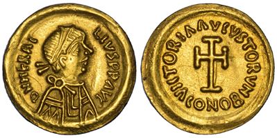 Eraclio, Tremisse di Ravenna (610–641)
