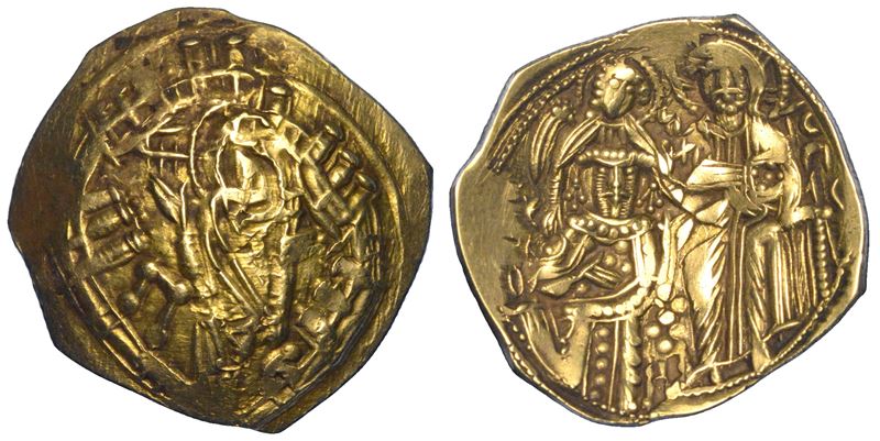 MICHELE VIII PALEOLOGO, 1261-1282. Hyperpyron. Costantinopoli.  - Asta Numismatica - Cambi Casa d'Aste