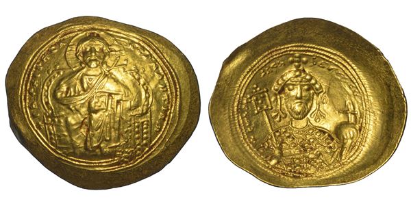 COSTANTINO IX MONOMACO, 1042-1055. Histamenon nomisma. Costantinopoli.