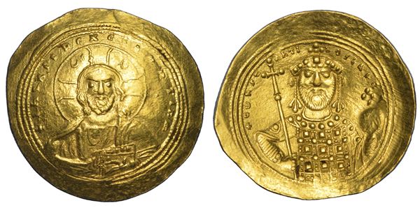 COSTANTINO IX MONOMACO, 1042-1055. Histamenon nomisma.