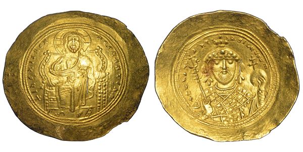 COSTANTINO IX MONOMACO, 1042-1055. Histamenon nomisma. Costantinopoli.
