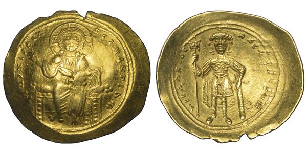 ISACCO I COMNENO, 1057-1059. Histamenon nomisma. Costantinopoli.