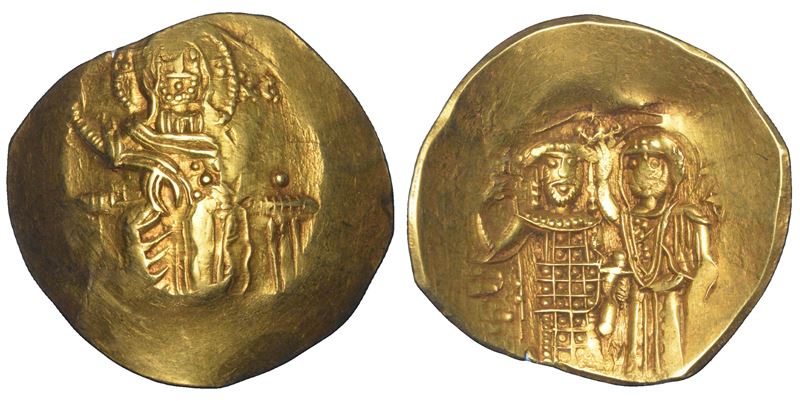 GIOVANNI II COMNENO, 1118–1143. Hyperpyron, anni 1137–1143. Tessalonica.  - Asta Numismatica - Cambi Casa d'Aste