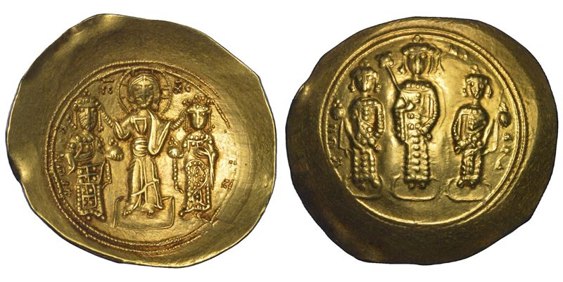 ROMANO IV DIOGENE, EUDOCIA, MICHELE VII, COSTANZO E ANDRONICO, 1068-1071. Histamenon nomisma. Costantinopoli.  - Asta Numismatica - Cambi Casa d'Aste