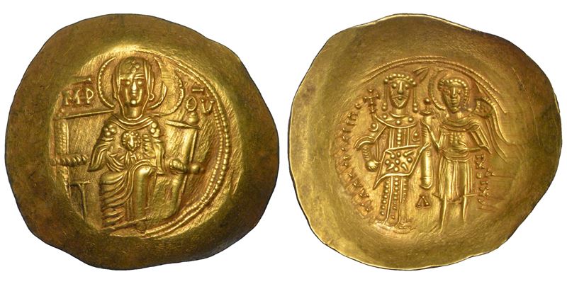 ISACCO II ANGELO, 1185-1195. Hyperpyron. Costantinopoli.  - Asta Numismatica - Cambi Casa d'Aste