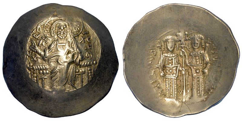 Alessio III Angelo Comneno, Aspron trachy (1195-1197), Costantinopoli